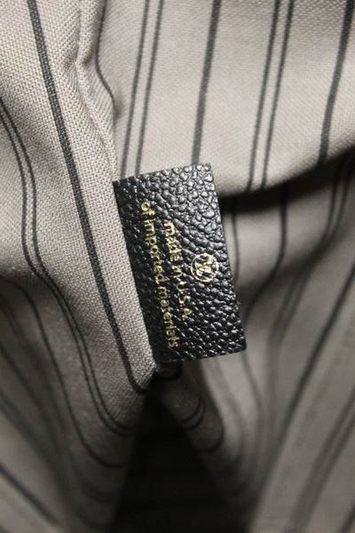 Louis Vuitton Black Monogram Empreinte Leather Melie Hobo Bag