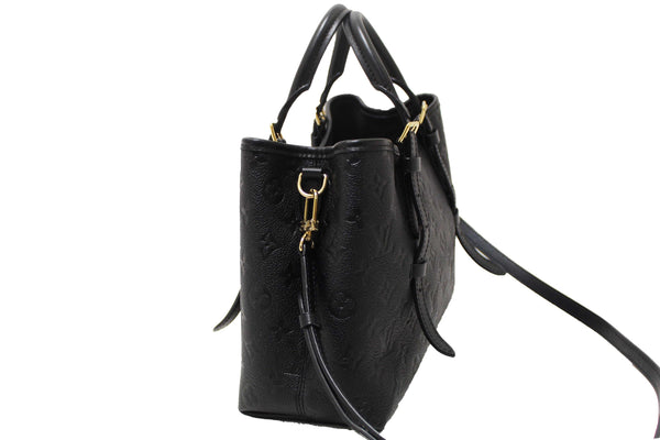 Louis Vuitton Black Monogram Empreinte Babylone Tote PM Bag