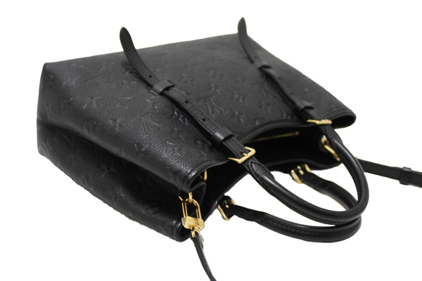 Louis Vuitton Black Monogram Empreinte Babylone Tote PM Bag