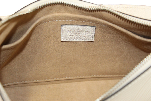 Louis Vuitton White Epi Leather Marelle Shoulder/Messenger Bag