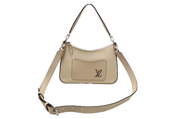 Louis Vuitton White Epi Leather Marelle Shoulder/Messeng | Italystation.com - Shop Now at italystation.com