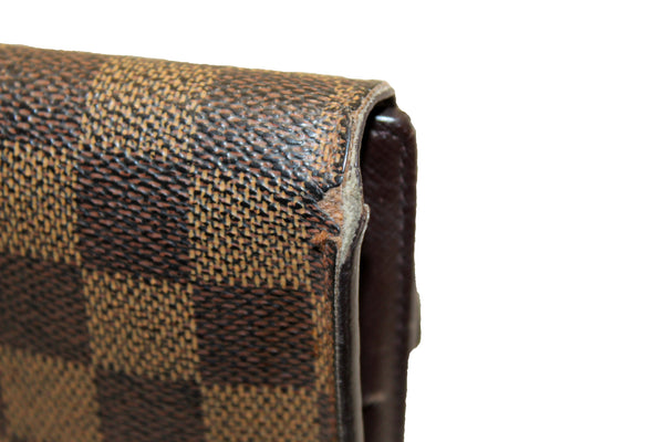Louis Vuitton Damier Ebene Canvas PTI Long Wallet