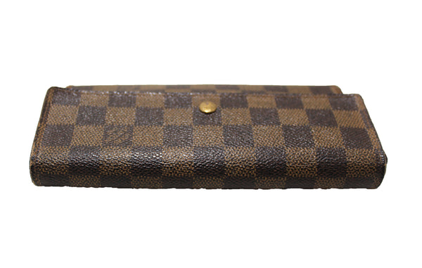 Louis Vuitton Damier Ebene Canvas PTI Long Wallet