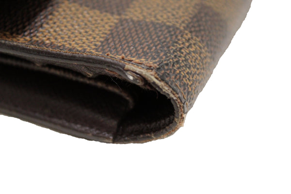 Louis Vuitton Damier Ebene Canvas PTI Long Wallet