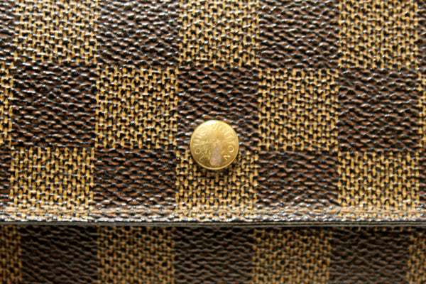Louis Vuitton Damier Ebene Canvas PTI Long Wallet