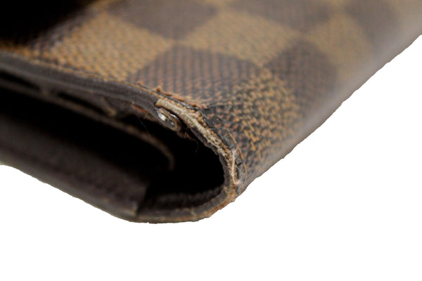 Louis Vuitton Damier Ebene Canvas PTI Long Wallet