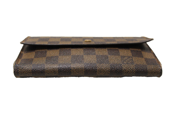 Louis Vuitton Damier Ebene Canvas PTI Long Wallet