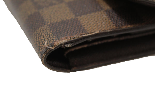 Louis Vuitton Damier Ebene Canvas PTI Long Wallet