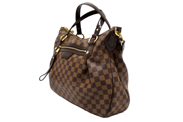 Louis Vuitton Damier Ebene Evora MM Tote Bag