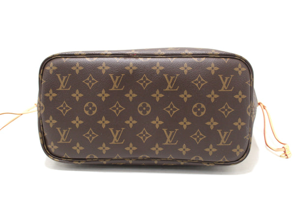 Authentic Louis Vuitton Classic Monogram Neverfull MM Tote Shoulder Bag