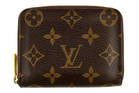 Authentic Louis Vuitton Classic Monogram Zippy Coin Purse