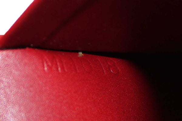 Louis Vuitton Red Monogram Vernis Patent Leather French Wallet