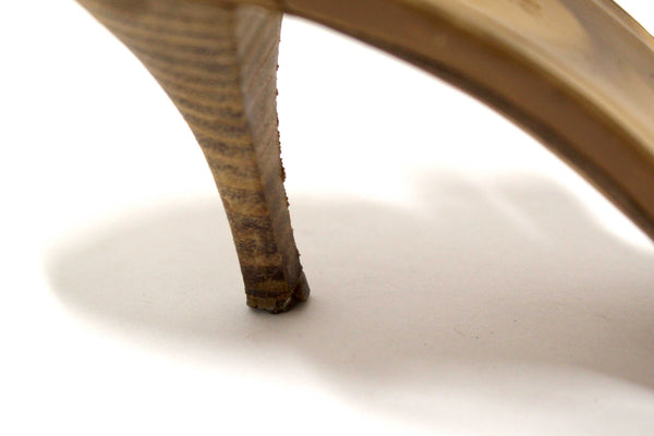 Hermes Beige Canvas Leather Strappy Heels Sandals Shoes Size 36.5