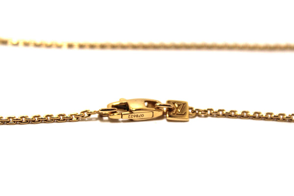 Louis Vuitton 18K Rosegold Pendantif Cool Necklace