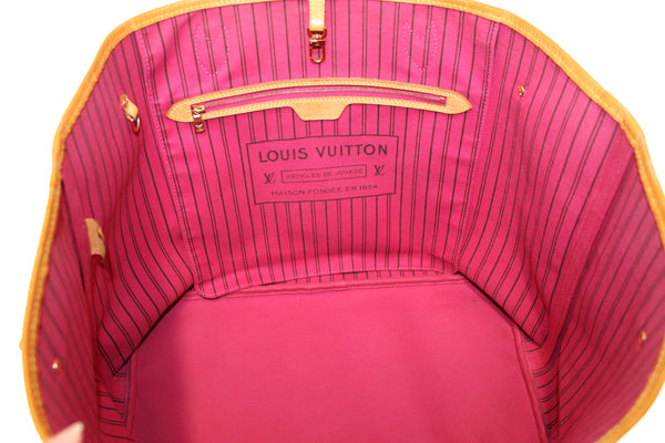 Louis Vuitton Classic Monogram Neverfull GM Tote Shoulder Bag