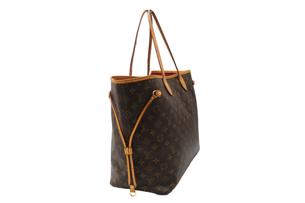 Louis Vuitton Classic Monogram Neverfull GM Tote Shoulder Bag
