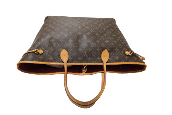 Louis Vuitton Classic Monogram Neverfull GM Tote Shoulder Bag