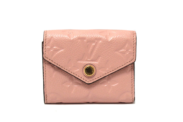 Louis Vuitton Pink Monogram Empreinte Leather Zoé Wallet