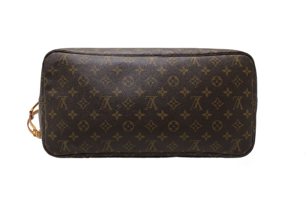 Louis Vuitton Classic Monogram Neverfull GM Tote Shoulder Bag