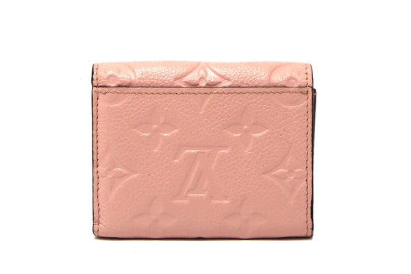 Louis Vuitton Pink Monogram Empreinte Leather Zoé Wallet
