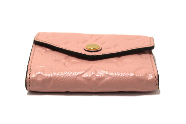 Louis Vuitton Pink Monogram Empreinte Leather Zoé Wallet