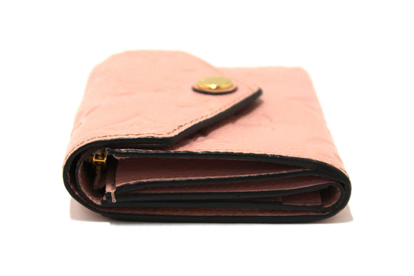 Louis Vuitton Pink Monogram Empreinte Leather Zoé Wallet