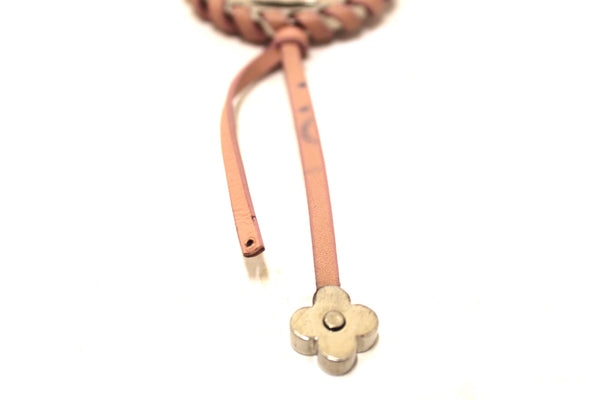 Louis Vuitton Silver Pink Very Key Ring & Bag Charm