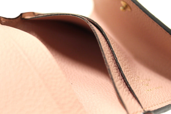 Louis Vuitton Pink Monogram Empreinte Leather Zoé Wallet