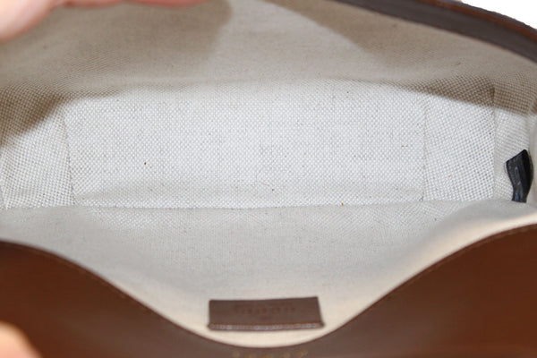 GUCCI New Gucci Brown Classic Supreme Canvas Horsebit Mini 1955 Should | Italystation.com - Shop Now at italystation.com