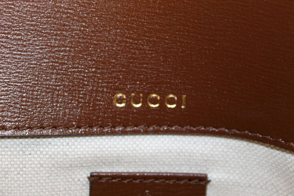 GUCCI New Gucci Brown Classic Supreme Canvas Horsebit Mini 1955 Should | Italystation.com - Shop Now at italystation.com