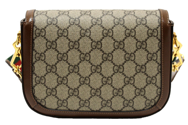 GUCCI New Gucci Brown Classic Supreme Canvas Horsebit Mini 1955 Should | Italystation.com - Shop Now at italystation.com