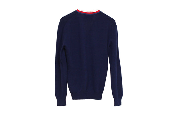 NEW Gucci Navy Cashmere Cardigan Size M