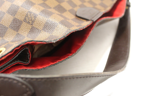 Louis Vuitton Damier Ebene Canvas Graceful PM Tote Shoulder Bag