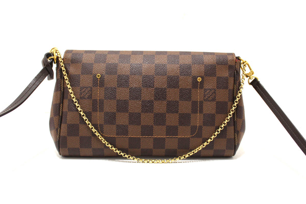 Louis Vuitton Damier Ebene Favorite MM Crossbody Messenger Bag