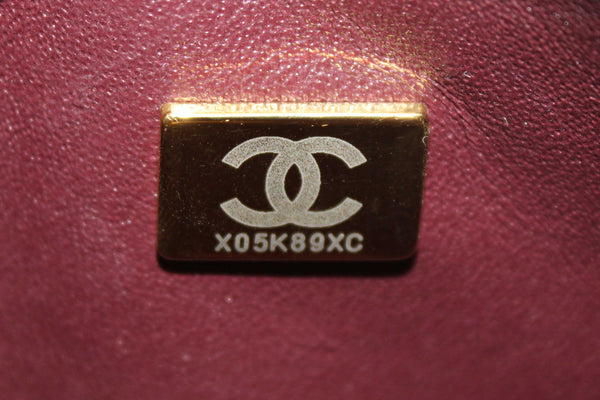 Chanel Classic Black Quilted Caviar Leather Classic Medium Double Flap Bag