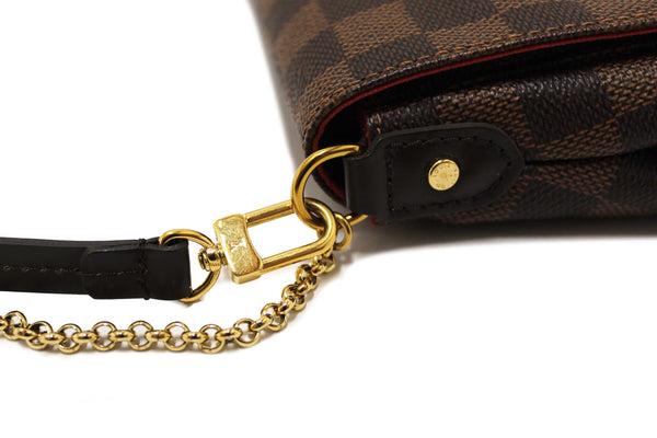 Louis Vuitton Damier Ebene Favorite MM Crossbody Messenger Bag
