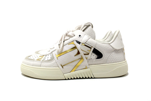 New Valentino Garavani White Leather VL7N Sneakers Shoes Size 37