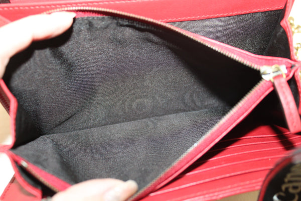 Gucci Red Marmont Matelassé Chevron Leather Mini Bag