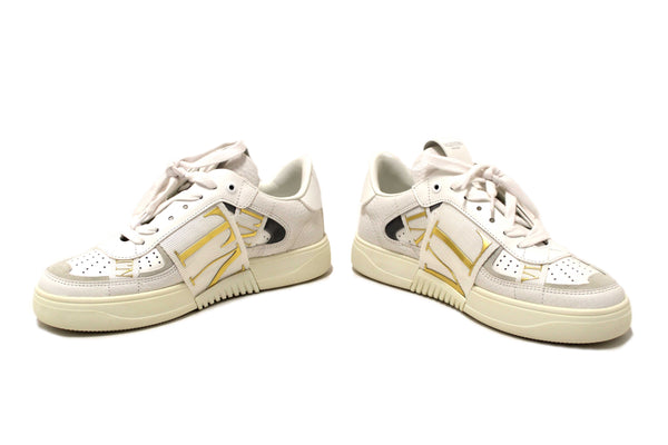 New Valentino Garavani White Leather VL7N Sneakers Shoes Size 37