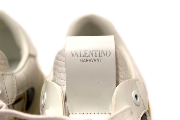 New Valentino Garavani White Leather VL7N Sneakers Shoes Size 37