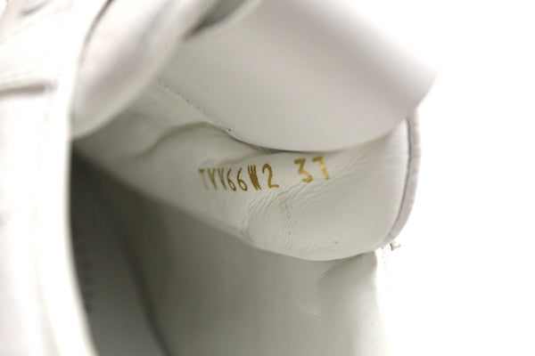 New Valentino Garavani White Leather VL7N Sneakers Shoes Size 37