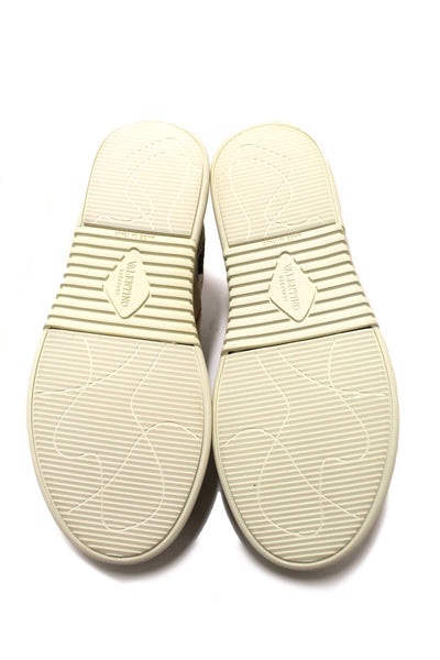 New Valentino Garavani White Leather VL7N Sneakers Shoes Size 37
