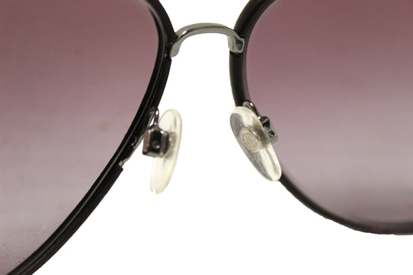 Chanel Violet Calfskin/Metal Aviator Pilot Sunglasses 4219Q