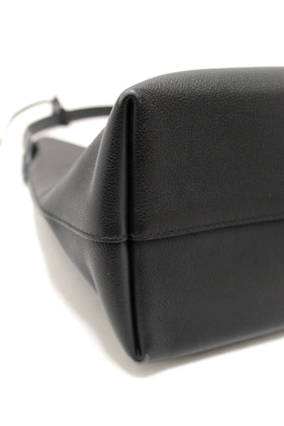 Louis Vuitton Black Grained Calf Leather Lockme Hobo Bag