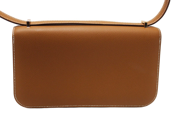 NEW Hermes Gold Epsom Constance Elan Bag Brand
