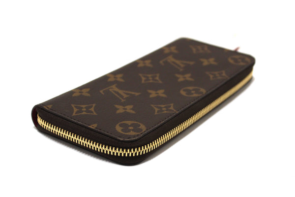 Louis Vuitton Classic Monogram Fuchsia Clemence Wallet