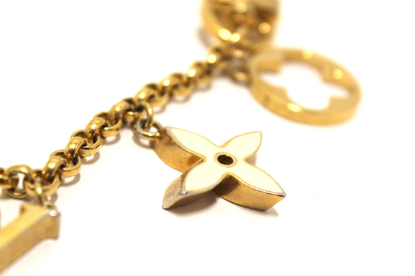 louis vuitton fleur de monogram bag charm chain | Shop Now at Italystation.com