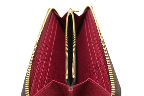 Louis Vuitton Classic Monogram Fuchsia Clemence Wallet