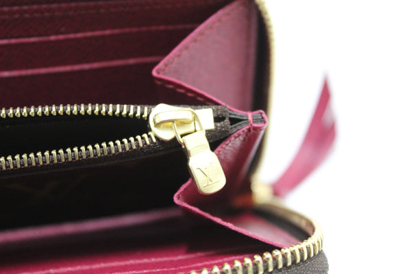 Louis Vuitton Classic Monogram Fuchsia Clemence Wallet