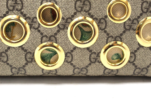 Gucci GG Supreme Eyelet Ophidia Small Chain Shoulder Bag